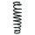 Suspension spring set front coil spring 382mm SPIDAN for MAZDA 6 Station