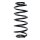 Fahrwerksfeder-Set hinten Schraubenfeder 316mm SPIDAN für TOYOTA YARIS VERSO