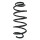 Suspension spring set front coil spring 398mm SPIDAN for VOLVO XC60 I