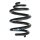 Fahrwerksfeder-Set hinten Schraubenfeder 250mm SPIDAN für VW TRANSPORTER T5