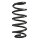 Suspension spring set rear coil spring 292mm SPIDAN for TOYOTA AVENSIS estate