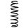 Fahrwerksfeder-Set hinten Schraubenfeder 333mm SPIDAN für HONDA CIVIC IX