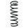 Suspension spring set rear coil spring 363mm SPIDAN for FORD MONDEO III
