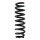 Suspension spring set rear coil spring 341mm SPIDAN for BMW 3 Touring