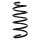 Suspension spring set front coil spring 323mm SPIDAN for DACIA LOGAN LS