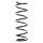 Suspension spring set front coil spring 299mm SPIDAN for DAIHATSU CUORE IV