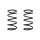 Suspension spring set front coil spring 338mm SPIDAN for TUCSON JM