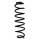 Fahrwerksfeder-Set hinten Schraubenfeder 392mm SPIDAN für PEUGEOT 2008 II