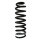 Fahrwerksfeder-Set hinten Schraubenfeder 376mm SPIDAN für MERCEDES M-KLASSE W164
