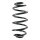 Suspension spring set rear coil spring 292mm SPIDAN for SAAB 9 3 estate