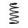 Suspension spring set front coil spring 321mm SPIDAN for FORD KUGA I