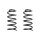 Fahrwerksfeder-Set hinten Schraubenfeder 262mm SPIDAN für OPEL CORSA E