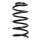 Fahrwerksfeder-Set hinten Schraubenfeder 262mm SPIDAN für OPEL CORSA E