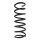 Suspension spring set rear coil spring 385mm SPIDAN for VOLVO V70 III