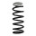 Suspension spring set rear coil spring 290mm SPIDAN for NISSAN