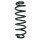 Fahrwerksfeder-Set hinten Schraubenfeder 370mm SPIDAN für VW TOURAN (1T1)