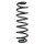Fahrwerksfeder-Set hinten Schraubenfeder 380mm SPIDAN für VW TOURAN (1T1)