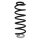 Fahrwerksfeder-Set hinten Schraubenfeder 336mm SPIDAN für PEUGEOT 3008 I