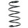 Suspension spring set front coil spring 347mm SPIDAN for BMW Z3 Roadster