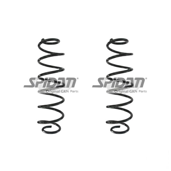 Suspension spring set rear coil spring 361mm SPIDAN for SEAT LEON 5F1