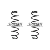 Suspension spring set rear coil spring 361mm SPIDAN for...