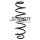 Fahrwerksfeder-Set hinten Schraubenfeder 361mm SPIDAN für SEAT LEON (5F1)