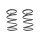 Suspension spring set front coil spring 315mm SPIDAN for OUTLANDER I