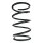 Suspension spring set front coil spring 315mm SPIDAN for OUTLANDER I