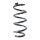 Suspension spring set rear coil spring 246mm SPIDAN for MINI MINI Cabriolet