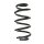 Fahrwerksfeder-Set hinten Schraubenfeder 266mm SPIDAN für BMW X1 (F48)