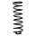 Suspension spring set rear coil spring 410mm SPIDAN for VOLVO 240 P242