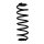 Fahrwerksfeder-Set hinten Schraubenfeder 351mm SPIDAN für AUDI Q2 (GAB)