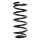 Fahrwerksfeder-Set hinten Schraubenfeder 263mm SPIDAN für KIA PICANTO I