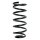 Suspension spring set rear coil spring 263mm SPIDAN for KIA PICANTO I