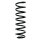 Fahrwerksfeder-Set hinten Schraubenfeder 316mm SPIDAN für MERCEDES A-KLASSE W168