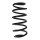 Suspension spring set front coil spring 334mm SPIDAN for VOLVO V60 I