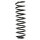 Fahrwerksfeder-Set hinten Schraubenfeder 338mm SPIDAN für VW POLO III