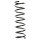 Suspension spring set front coil spring 349mm SPIDAN for DAIHATSU CHARADE III