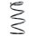 Suspension spring set rear coil spring 304mm SPIDAN for LIANA ER
