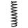 Suspension spring set rear coil spring 348mm SPIDAN for BMW 1 E87