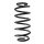 Fahrwerksfeder-Set hinten Schraubenfeder 287mm SPIDAN für SMART FORFOUR (454)
