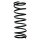 Suspension spring set front coil spring 405mm SPIDAN for LAND ROVER DISCOVERY