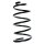 Suspension spring set front coil spring 365mm SPIDAN for PEUGEOT 307 3A/C