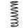 Fahrwerksfeder-Set hinten Schraubenfeder 362mm SPIDAN für JAGUAR X-TYPE I