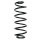 Fahrwerksfeder-Set hinten Schraubenfeder 331mm SPIDAN für FIAT STILO (192_)