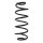 Suspension spring set rear coil spring 326mm SPIDAN for HONDA CR Z ZF