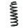 Suspension spring set rear coil spring 329mm SPIDAN for MERCEDES GLC X253