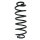 Fahrwerksfeder-Set hinten Schraubenfeder 331mm SPIDAN für FORD B-MAX (JK)
