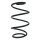 Fahrwerksfeder-Set vorne Schraubenfeder 271mm SPIDAN für RENAULT TWINGO III