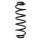 Fahrwerksfeder-Set hinten Schraubenfeder 359mm SPIDAN für AUDI Q3 (8UB)